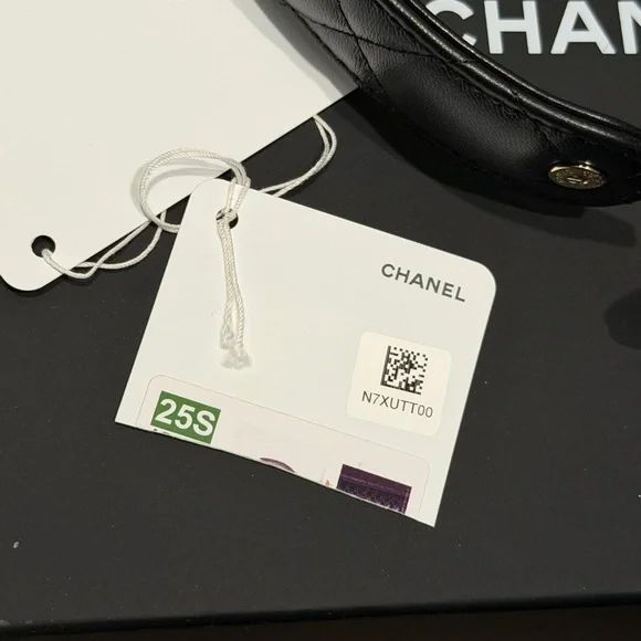 CHANEL BLACK MINI HOBO MESH POUCH RUNWAY RARE NEW - Picture 11 of 13